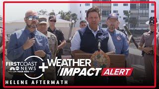 Florida Gov. Ron DeSantis to address Helene aftermath and recovery efforts