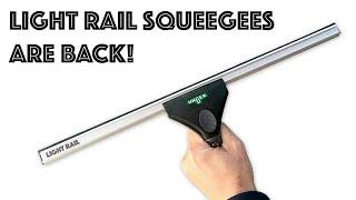 Light Rail window squeegees are super light and strong!