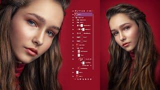 Frequency Separation 16 Bit | Dodge & Burn | Color Grading in Photoshop CC 2021