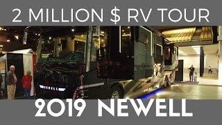 Tour a $2 Million Dollar Luxury RV! | 2019 Newell Coach Walkthrough seen at the 2018 Tampa RV Show