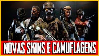 NOVAS SKINS E CAMUFLAGENS COD BLACK OPS 6 E WARZONE!