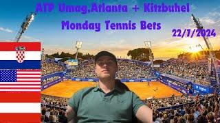 Tennis Picks 22/7/2024 - ATP Umag, Atlanta And Kitzbuhel