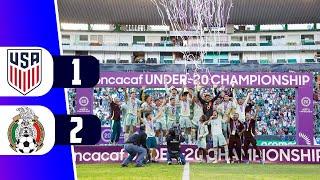 ESTADOS UNIDOS PIERDE 2 - 1 ANTE MEXICO | MEXICO CAMPEON PREMUNDIAL SUB20 | REY DEPORTIVO