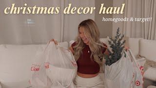 target & homegoods christmas decor haul 