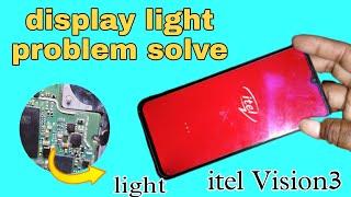 itel Vision3 display light problem solve #mobilerepair