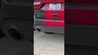 Durango hellcat before and after mid muffler delete