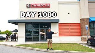 I ATE CHIPOTLE FOR 1000 DAYS STRAIGHT | COMPLETING THE CHALLENGE CHIPOTLE GAVE ME