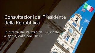 Quirinale: Consultazioni del Presidente della Repubblica