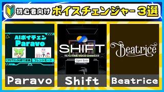 【初心者必見】簡単に使える最新AIボイスチェンジャー3つを紹介【Paravo / SupertoneShift / Beatrice】