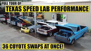 36 COYOTE SWAPS!! Tour of Texas Speed Lab Performance!