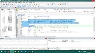 Program to copy N bytes from ReadOnly Memory to ReadWrite Memory