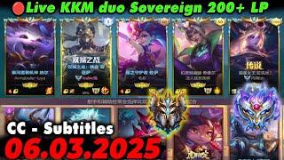 Wild Rift China LiveKKM duo Sovereign 200+ LP | Become a God with Crit Aatrox | Jungle 6.3.2025