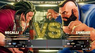 SFV Champion Edition  mosumo (NECALLI) Vs ASASE (ZANGIEF)  Online Match's 04-29-2023