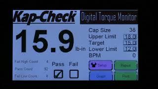 Precision: Kap-Check™ - KC15 Digital Torque Monitor for SureKap Cappers