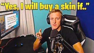 Tfue Will FINALLY Buy a Skin ONLY if Fortnite does one thing...