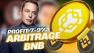 Crypto Trading Strategy: Simple BNB Arbitrage Strategy For 7-9% Profits | Crypto Arbitrage