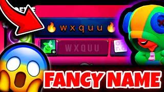 HOW To GET FANCY NAMES in BRAWL STARS! (2024) | WXQUU