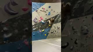 Flying through this climb  #shorts #climbing #workout #gym #bouldering #rockclimbing #fitness