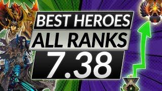 Best Heroes for Every Rank in Patch 7.38 – Dota 2 Meta Update (March 2025 Guide)