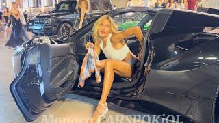 MADLEN PENEVA MONACO MOST STUNNING LADIES ARRIVALS in SUPERCARS  #monaco #supercars #viral #trending