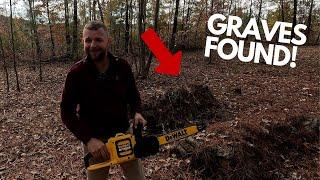 CUTTING TREES TO SAVE HISTORY! Graves Uncovered! And Old Byrd Farm Update! Milner Cemetery Cleanup