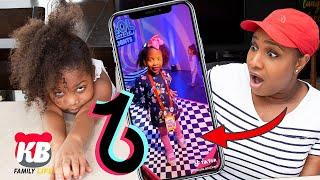 Reacting to Our Daughters TikTok [Part 2] | KB FAMILY LIFE