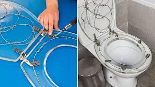 DIY Barbed Wire & Epoxy TOILET SEAT | Epoxy Resin Project