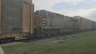 CPKC 230 passing through Downtown Chatham. Sept 11, 2023