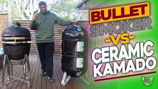 Bullet Smoker vs. Ceramic Kamado Grill