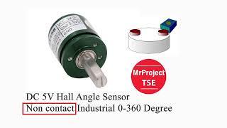 A Hall Angle Sensor 0-360 Degree