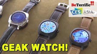 GEAK WATCH Smart Watches at CES Asia on BeTerrific!