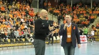 Ola Lindgren hyllas i Kristianstad Arena