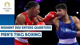 India’s Nishant Dev advances to the quarter-final  | Paris 2024 highlights