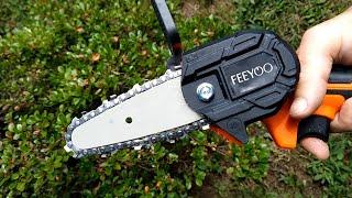 FEEYOO Mini chainsaw 1st look and test