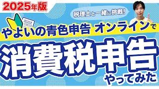 【2025年確定申告】やよいの青色申告 オンラインで税理士が消費税申告やってみた