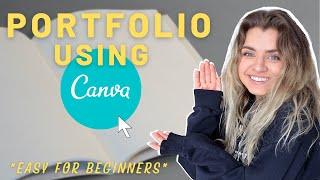 ARCHITECTURE PORTFOLIO TUTORIAL using CANVA | how to make an architecture portfolio for beginners!