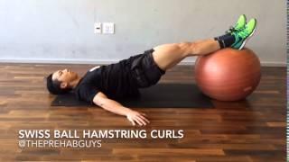 Hamstring Swiss Ball Curls