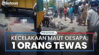 Kecelakaan Maut di Oesapa Kota Kupang, Seorang Mahasiswi Tewas Terlindas Truk