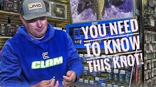 The Ice Fishing Knot You Need to Know!  Best Knot for Small Horizontal Panfish Jigs