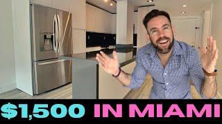 What $1,500 per Month Will Get You In Miami (Apartment Tours + Drone)