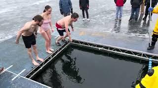 ALARC Lake Minnetonka Ice Dive With Mike, Laura, Arthur 2025 Jan 1st