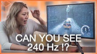144Hz vs 240Hz - Can you see the difference? ft. ASUS PG258Q Gaming Monitor