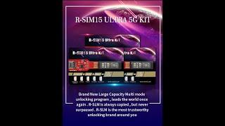R-SIM15 ultra 5G unlock for iPhone  iOS 15.6
