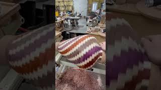 Woodturning crazy | Beautiful Woodturning vase! #woodworking #woodturning #shorts