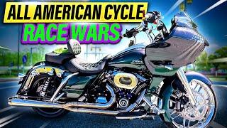 Harley's Go Full Throttle Racing | All American Cycle