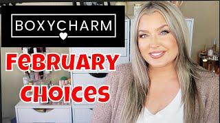 February 2021 Boxycharm Choices | What did I Choose | Base & Premium Choices for Boxycharm February