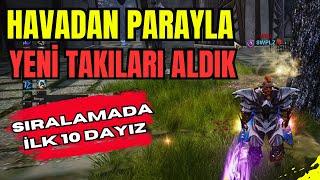 RİSE ONLİNE HAVADAN GELEN PARAYLA YENİ TAKILAR | SIRALAMADA İLK 10DAYIZ | Rise Online Warrior 8