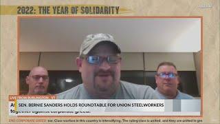 Sen. Bernie Sanders holds virtual roundtable for steelworkers on strike