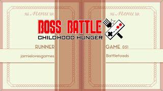 Boss Battle: Childhood Hunger 2024 - (051) Battletoads - jamielovesgames