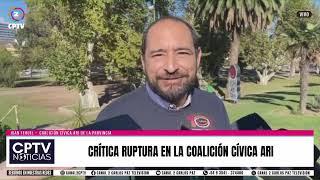  Crítica ruptura en la coalición cívica ARI